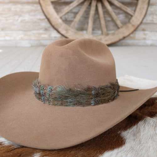 Western Feather Dove II Hat Band