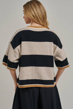 Load image into Gallery viewer, WIDE STRIPE LOOSE FIT SWEATER CARDIGAN_JLT00402-01