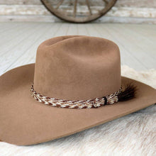 Load image into Gallery viewer, Horsehair Braided 6 Strand Hat Band - Chestnut