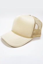 Load image into Gallery viewer, Solid Color Foam Sponge Mesh Trucker Hat