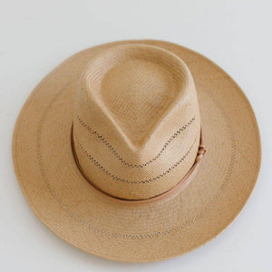 Arlo Honey Straw Teardrop Fedora