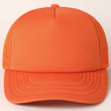 Load image into Gallery viewer, Solid Color Foam Mesh Back Trucker Hat