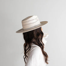 Load image into Gallery viewer, Arlo Honey Straw Teardrop Fedora