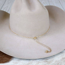 Load image into Gallery viewer, White &amp; Neutral Stone Chain Hat Band – June