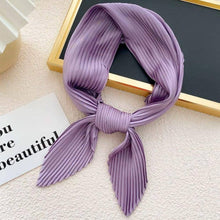 Load image into Gallery viewer, Olid Pleated Satin Neck Scarf  AS-663