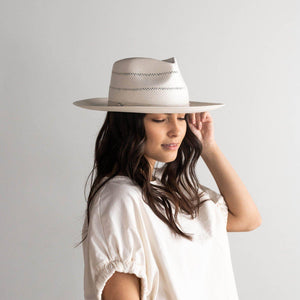 Arlo Honey Straw Teardrop Fedora