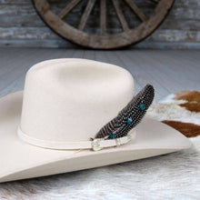 Load image into Gallery viewer, Turquoise Pheasant Hat Feather