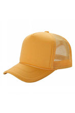 Load image into Gallery viewer, Solid Color Foam Sponge Mesh Trucker Hat