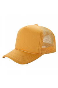 Solid Color Foam Sponge Mesh Trucker Hat