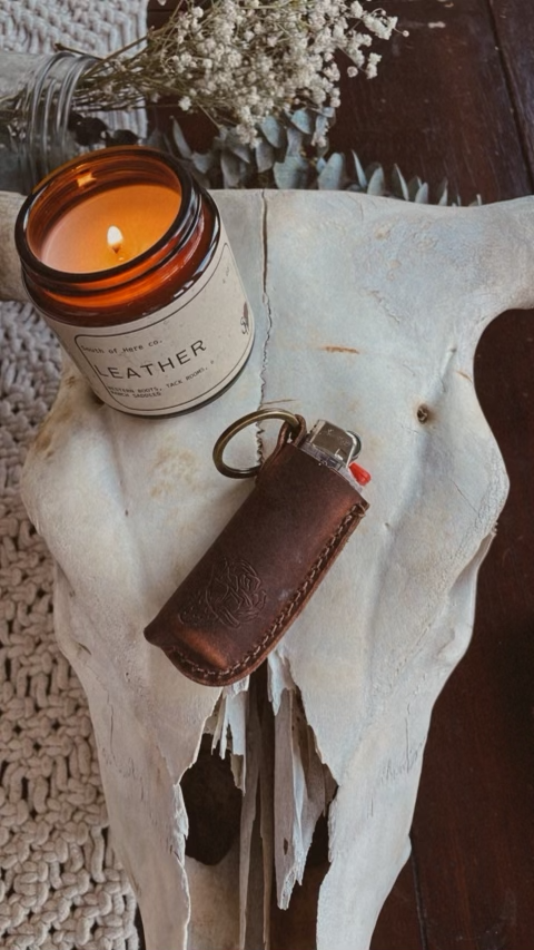 Leather Lighter Case