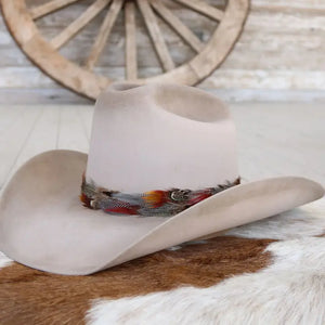 Western Feather Dripping Springs Hat Band