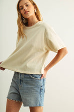 Load image into Gallery viewer, ET6399   SHORT SLEEVE LINEN KNITTED TOP