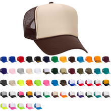 Load image into Gallery viewer, Otto 5-Panel High Crown Foam Trucker Hats, Mesh Back Cap - 39-165