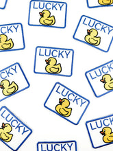 Load image into Gallery viewer, Lucky Duck Iron-On Patch - Embroidered Animal Funny Hunting