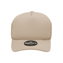 Load image into Gallery viewer, Decky 7010 - Youth 5 Panel Mid Profile Structured Foam Trucker, Kids Foam Trucker Hat, Mesh Back