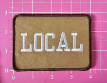 Load image into Gallery viewer, LOCAL Brown Embroidery Iron On Patch