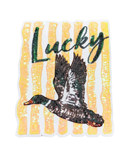 Load image into Gallery viewer, Lucky Duck Summer Sequin Patch - Large