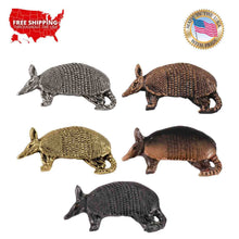 Load image into Gallery viewer, Armadillo Pewter Lapel Pin or Magnet M180