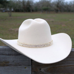 Gold Rhinestone Bling Hat Band - The Loretta