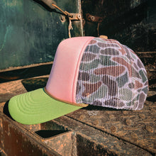 Load image into Gallery viewer, Duck Camo Mesh Back Foam Trucker Cap