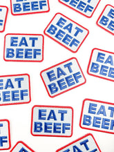 Load image into Gallery viewer, Eat Beef Embroidered Iron On Patch Patch Local Trucker Food