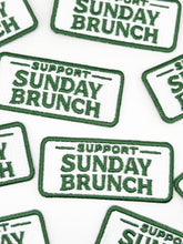 Load image into Gallery viewer, Support Sunday Brunch Embroidered Patch Funny Brunch Quote