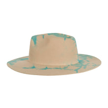 Load image into Gallery viewer, Tie Dye Wool Felt Fedora Hat - Style Demi
