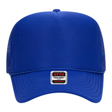Load image into Gallery viewer, Otto 5-Panel High Crown Foam Trucker Hats, Mesh Back Cap - 39-165