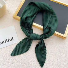 Load image into Gallery viewer, Olid Pleated Satin Neck Scarf  AS-663