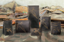 Load image into Gallery viewer, Mallard Burnished Leather Secretary Wallet