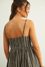 Load image into Gallery viewer, D4621   STRIPE PATTERN LONG DRESS