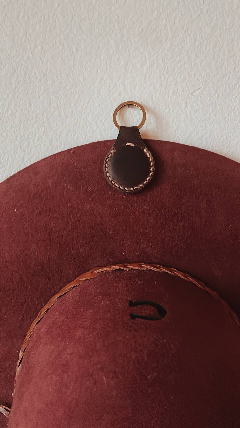 Leather Hat Clip