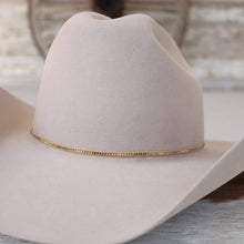 Load image into Gallery viewer, Thin Metallic Beaded Hat Band