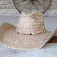 Load image into Gallery viewer, Chunky Brown Jasper Stone Hat Band - Levi