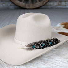 Load image into Gallery viewer, Turquoise Pheasant Hat Feather