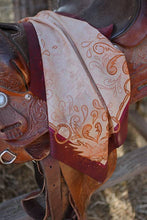 Load image into Gallery viewer, Show Day D Ring Snaffle Bit Wild Rag Scarf in Vintage Plum Unique Gift