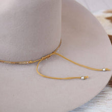 Load image into Gallery viewer, Thin Metallic Beaded Hat Band