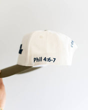 Load image into Gallery viewer, It's Gonna Be a Good Day Hat Olive Green &amp; Navy