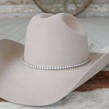 Load image into Gallery viewer, Tennis Chain Rhinestone Hat Band - The Jolene