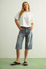Load image into Gallery viewer, ET6399   SHORT SLEEVE LINEN KNITTED TOP