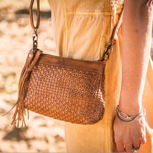 Sweet Grass Woven Crossbody