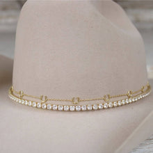Load image into Gallery viewer, Horseshoe Chain Hat Band