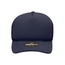 Load image into Gallery viewer, Decky 7010 - Youth 5 Panel Mid Profile Structured Foam Trucker, Kids Foam Trucker Hat, Mesh Back
