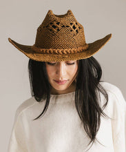 Load image into Gallery viewer, Remy Vented Straw Cowboy Hat