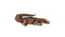 Load image into Gallery viewer, Alligator Reptile Pewter Lapel Pin Brooch, A070