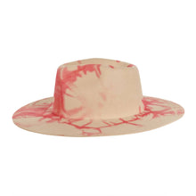 Load image into Gallery viewer, Tie Dye Wool Felt Fedora Hat - Style Demi