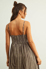 Load image into Gallery viewer, D4621   STRIPE PATTERN LONG DRESS