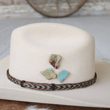 Load image into Gallery viewer, Mint Stone Button Hat Pin
