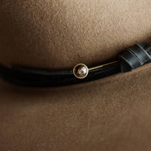 Load image into Gallery viewer, Hyalite Hat Pin // Copper Obsidian // 3.5"