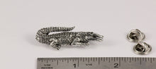 Load image into Gallery viewer, Alligator Reptile Pewter Lapel Pin Brooch, A070
